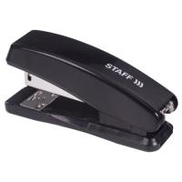 Степлер №24/6, 26/6 STAFF "Basic", до 20 листов, черный