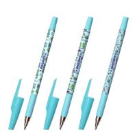 Ручка шариковая ЮНЛАНДИЯ "CARS", синяя, SOFT TOUCH покрытие, узел 0,7 мм, линия письма 0,35 мм