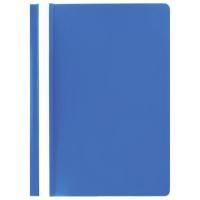 Скоросшиватель пластиковый STAFF, А4, 100/120 мкм, голубой