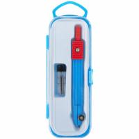 Готовальня ПИФАГОР, 2 предмета: циркуль металлический - 110 мм, грифель, пенал с подвесом