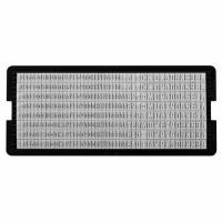 Касса русских букв и цифр универсальная, для самонаборных печатей и штампов TRODAT, 360 символов, шрифт 3,1 и 2,2 мм