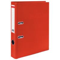 Папка-регистратор, покрытие пластик, 50 мм, ПРОЧНАЯ, с уголком, BRAUBERG, красная