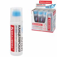 Клей канцелярский BRAUBERG, 125 мл, с силиконовым аппликатором