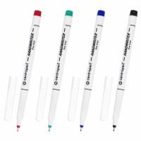 Ручки капиллярные (линеры) 4 ЦВЕТА CENTROPEN "Handwriter", корпус тонкий, линия письма 0,5 мм, 2551/4, 2 2551 0403