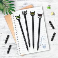 Ручка с топпером шариковая ЮНЛАНДИЯ "Чертёнок", корпус ассорти, СИНЯЯ, пишущий узел 0,7 мм