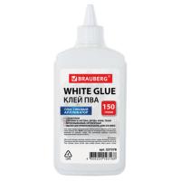 Клей ПВА BRAUBERG (бумага, картон, дерево), 150 г