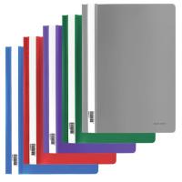 Скоросшиватель пластиковый BRAUBERG, А4, 130/180 мкм, ассорти