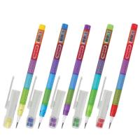 Карандаш сегментный ПИФАГОР "Таблица умножения", HB, корпус ассорти, с ластиком