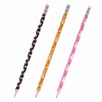 Карандаш чернографитный ЮНЛАНДИЯ "ЛАМЫ", 1 шт., HB, с ластиком, корпус ассорти