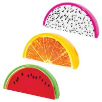 Точилка ПИФАГОР "Фрукты", с контейнером, пластиковая, ассорти