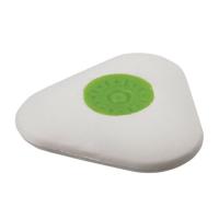 Ластик STAFF "College" PE-068, 35х35х10 мм, треугольный, салатовый пластиковый держатель