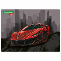 Настольное покрытие BRAUBERG KIDS, А3+, пластик, 46x33 см, "Red car"