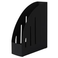 Лоток вертикальный для бумаг BRAUBERG "Energy" (241х85х300 мм), эргономичная форма, черный