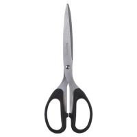 Ножницы BRAUBERG "Classic", 210 мм, чёрные, классической формы, 2-х сторонняя заточка
