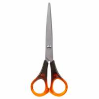 Ножницы STAFF Basic 160 мм, ручки под янтарь, ПВХ чехол с европодвесом