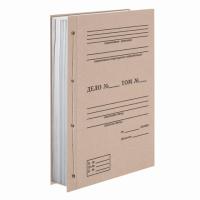 Крышки переплетные картонные А4 305х220 мм, КОМПЛЕКТ 100 шт. (обложка "Дело" - 50 шт., задник - 50 шт.)