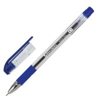 Ручка шариковая масляная с грипом BRAUBERG "Max-Oil", СИНЯЯ, игольчатый узел 0,7 мм, линия письма 0,35 мм