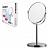 Зеркало косметическое настольное круглое, диаметр 17 см, двустороннее с увеличением, BRABIX