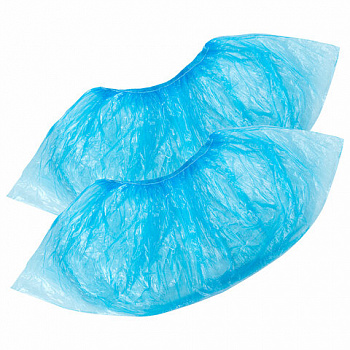 Бахилы КОМПЛЕКТ 100 штук (50 пар) СТАНДАРТ, размер 40х14, 16 мкм, 2,2 г, ELEGREEN, 8/1р-С/3500