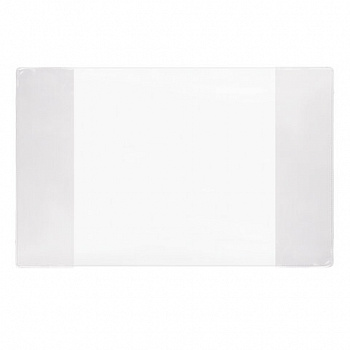 Обложка ПВХ для учебников старших классов МАЛОГО ФОРМАТА, ПЛОТНАЯ, 100 мкм, 225х320 мм, прозрачная, ПИФАГОР