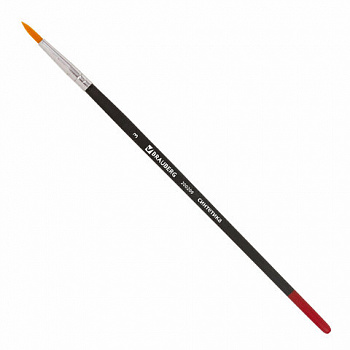 Кисть BRAUBERG, синтетика, круглая, № 3