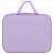 Папка на молнии с ручками STAFF EVERYDAY А4, полиэстер, нежно-фиолетовый
