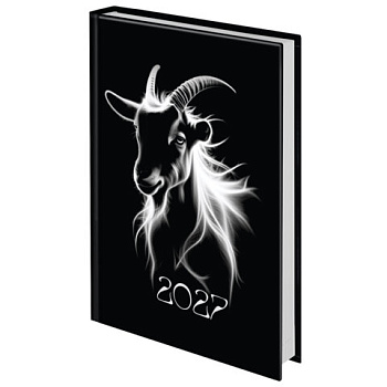 Ежедневник датированный 2027 145х215 мм, А5, STAFF, ламинированная обложка, "Символ года"