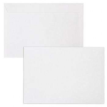 Конверты С4 (229х324 мм), отрывная лента, внутренняя запечатка, 100 г/м2, КОМПЛЕКТ 50 шт., BRAUBERG