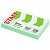 Блок самоклеящийся (стикеры) STAFF STANDARD, ПАСТЕЛЬНЫЙ 76х51 мм, зеленый, 100 листов
