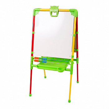 Мольберт растущий для мела/магнитно-маркерный, 53х46 см, BRAUBERG "NIKA KIDS", светофор