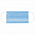 Маски одноразовые КОМПЛЕКТ 50 штук, 3-х слойные, голубые, SANITERRA