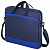 Сумка для документов STAFF MANAGER на молнии с карманом, полиэстер, синяя, 32х37х5 см