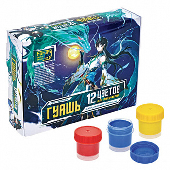 Гуашь FORUM "Аниме", 12 цветов по 17 мл, FG-112-Ani