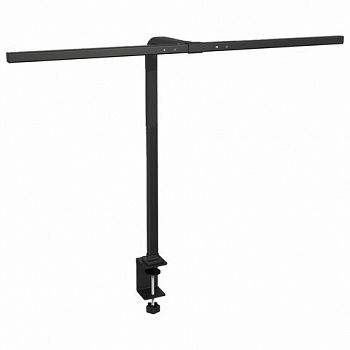 Бестеневая лампа / светильник на струбцине, LED, 16 Вт, черный, высота 75 см, DASWERK (ДАСВЕРК)