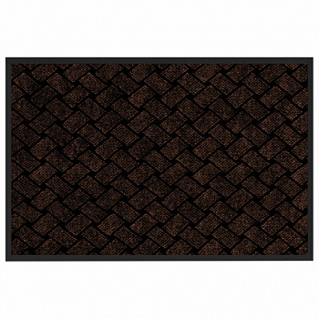Коврик придверный 60х90 см, КОРИЧНЕВЫЙ, влаго-грязезащитный, 450 г/м2, плетение, PRIMILA (ПРИМИЛА) KRAFT