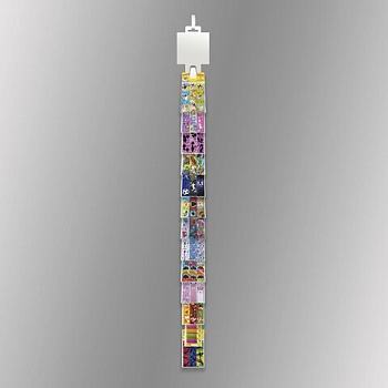 Стриплента на 13 замков, 980х50 мм, с топпером, толщина 0,5 мм, полипропилен, NoName