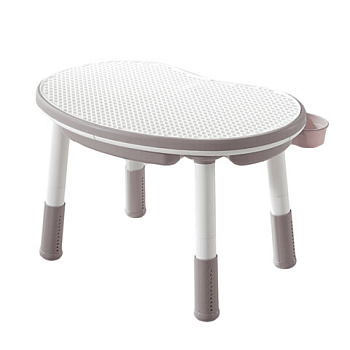 Стол детский трансформер 3 в 1 BRABIX KIDS CT-001, растущий, 2-8 лет, пластик, серый,