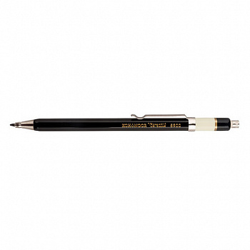 Карандаш цанговый металлический KOH-I-NOOR, грифель 2,0мм, корпус черный, 5900CN1005KK