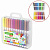 Фломастеры в портфельчике утолщенные 24 цвета, вентилируемый колпачок, BRAUBERG KIDS