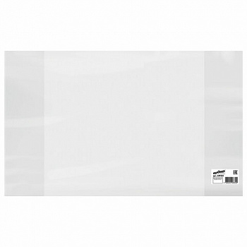 Обложка ПВХ со штрихкодом для учебников Петерсон, Моро, Гейдмана, Плешакова, СУПЕРПЛОТНАЯ, 180 мкм, 270х420 мм, прозрачная, ЮНЛАНДИЯ