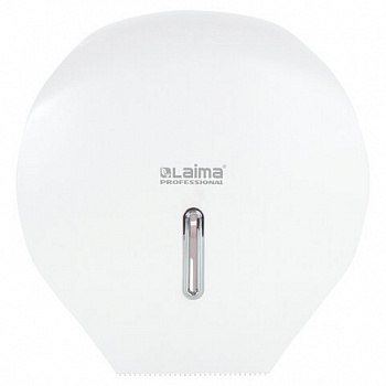 Диспенсер для туалетной бумаги LAIMA PROFESSIONAL BASIC (Система T2), малый, белый, ABS-пластик