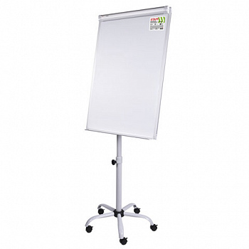 Доска-флипчарт магнитно-маркерная 70x100 см, передвижная, на пятилучии, STAFF