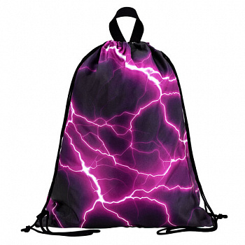 Мешок для обуви BRAUBERG большой удобный с ручкой, 51х41 см, Lightning