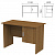 Стол письменный "Канц", 1100х600х750 мм, тумба с дверью, цвет орех пирамидальный, СК26.9