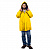 Дождевик-куртка желтая на кнопках С КАРМАНАМИ, виниловая, размер 50-56, рост 170-185, ГРАНДМАСТЕР