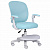 Кресло детское с подставкой для ног BRABIX "Toy MG-205", сетка/ткань TW, голубое