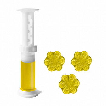 Диски гелевые для унитаза 44г LAIMA "Лимон", 8 штук