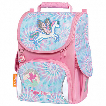 Ранец TIGER FAMILY для начальной школы, Nature Quest, "Dream On", 35х31х19 см