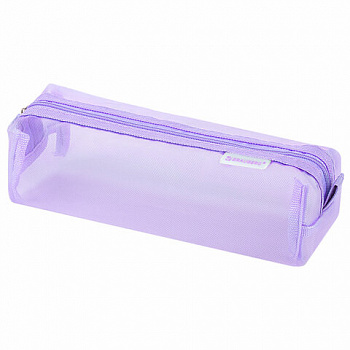 Пенал-тубус BRAUBERG, сетка, 22х5х5 см, фиолетовый