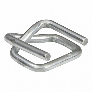 Пряжка проволочная для полипропиленовой ленты шириной до 16 мм, КОМПЛЕКТ 1000 шт.